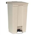 Eat-In Step-On Wastebasket- 18 Gallon- 19-.75in.x16-.13in.x26-.50in.- Beige EA1189959